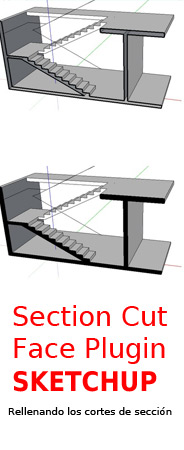 Buscando recursos para una mejor visualización, de los cortes de sección dentro de SketchUp, encontré el plugin section cut face… y es que hasta ahora no habia necesitado de la ayuda de...